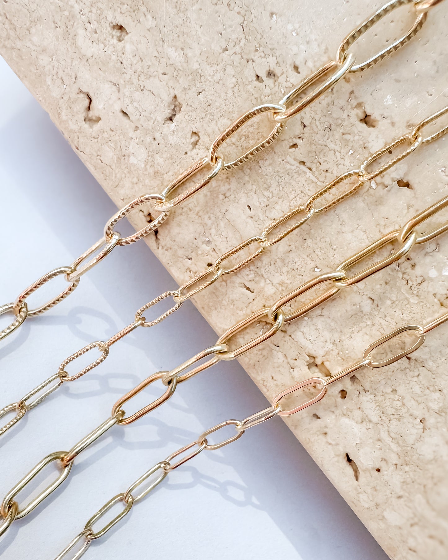 XL Textured Paperclip Chain