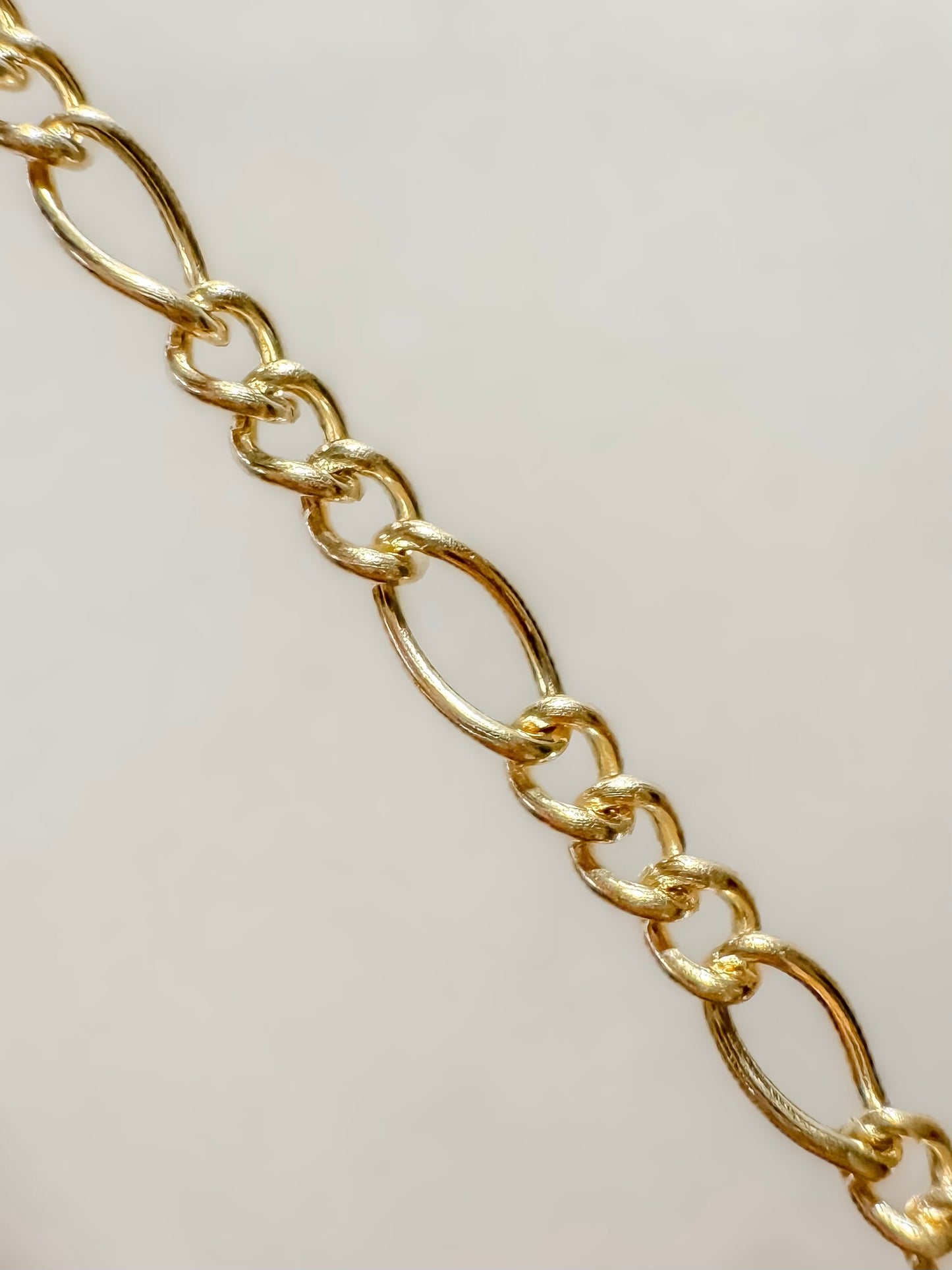 Figaro "Big Fig" Permanent Jewelry Chain by the foot