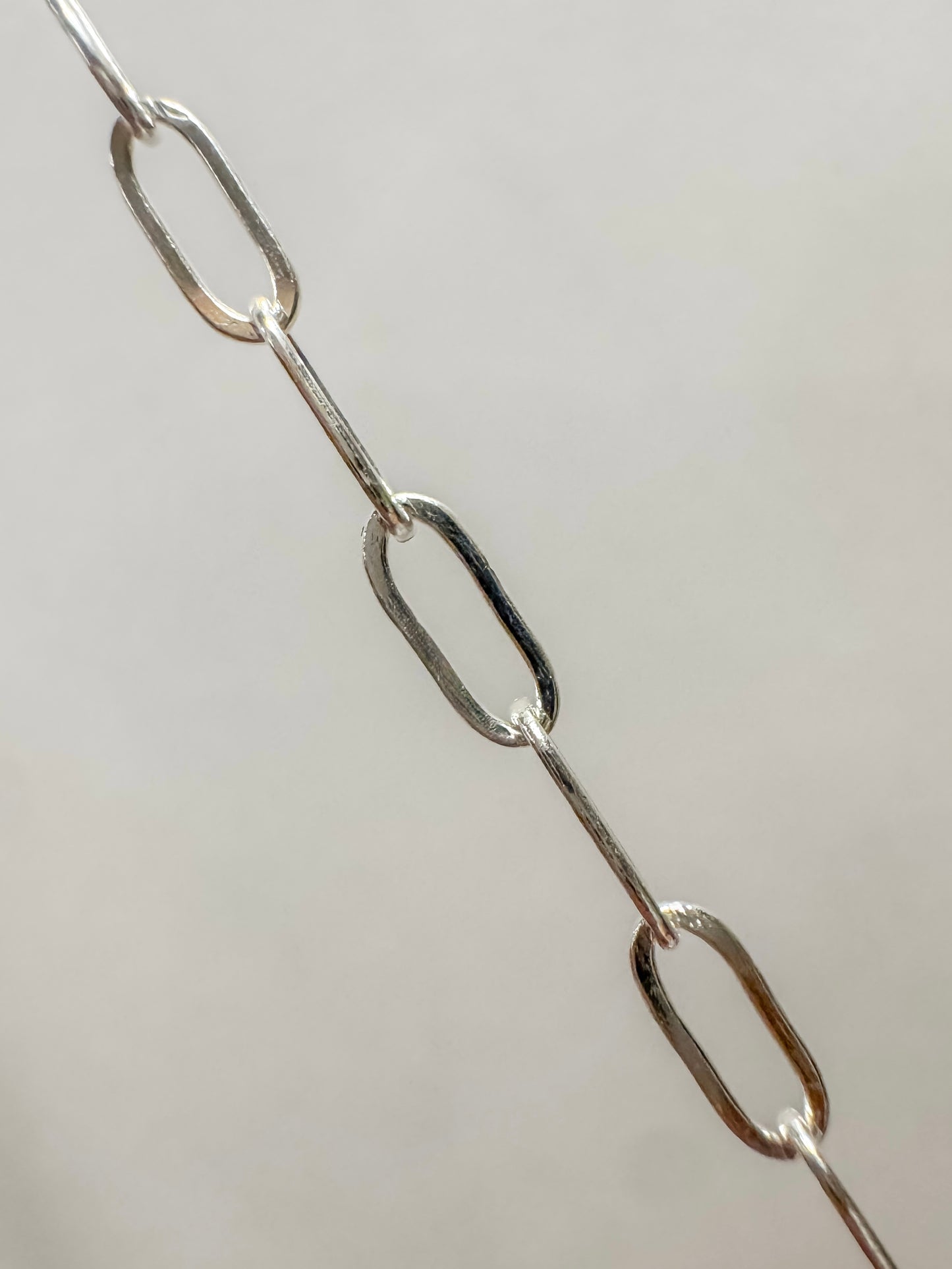 Medium Paperclip Permanent Jewelry Chain by the foot