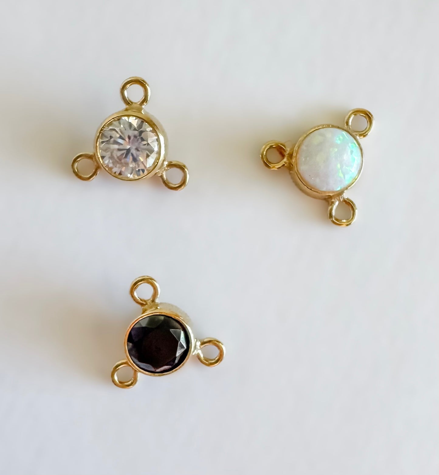 4mm 14k Gold Filled Hand Chain Connectors for Permanent Jewelry (Qty 2)