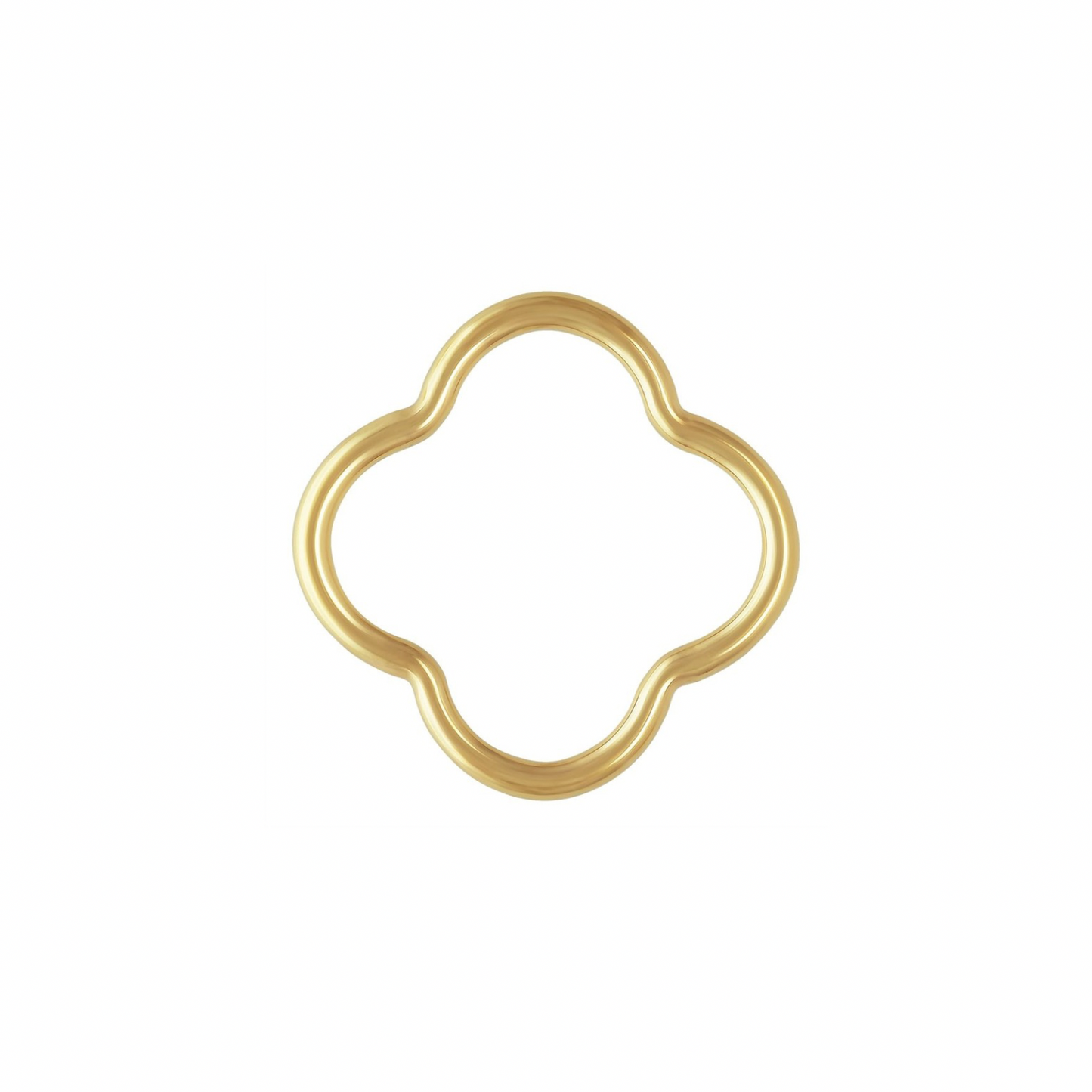 Clover Connector for Permanent Jewelry (Set of 4) - 14k Gold Filled OR .925 Sterling Silver