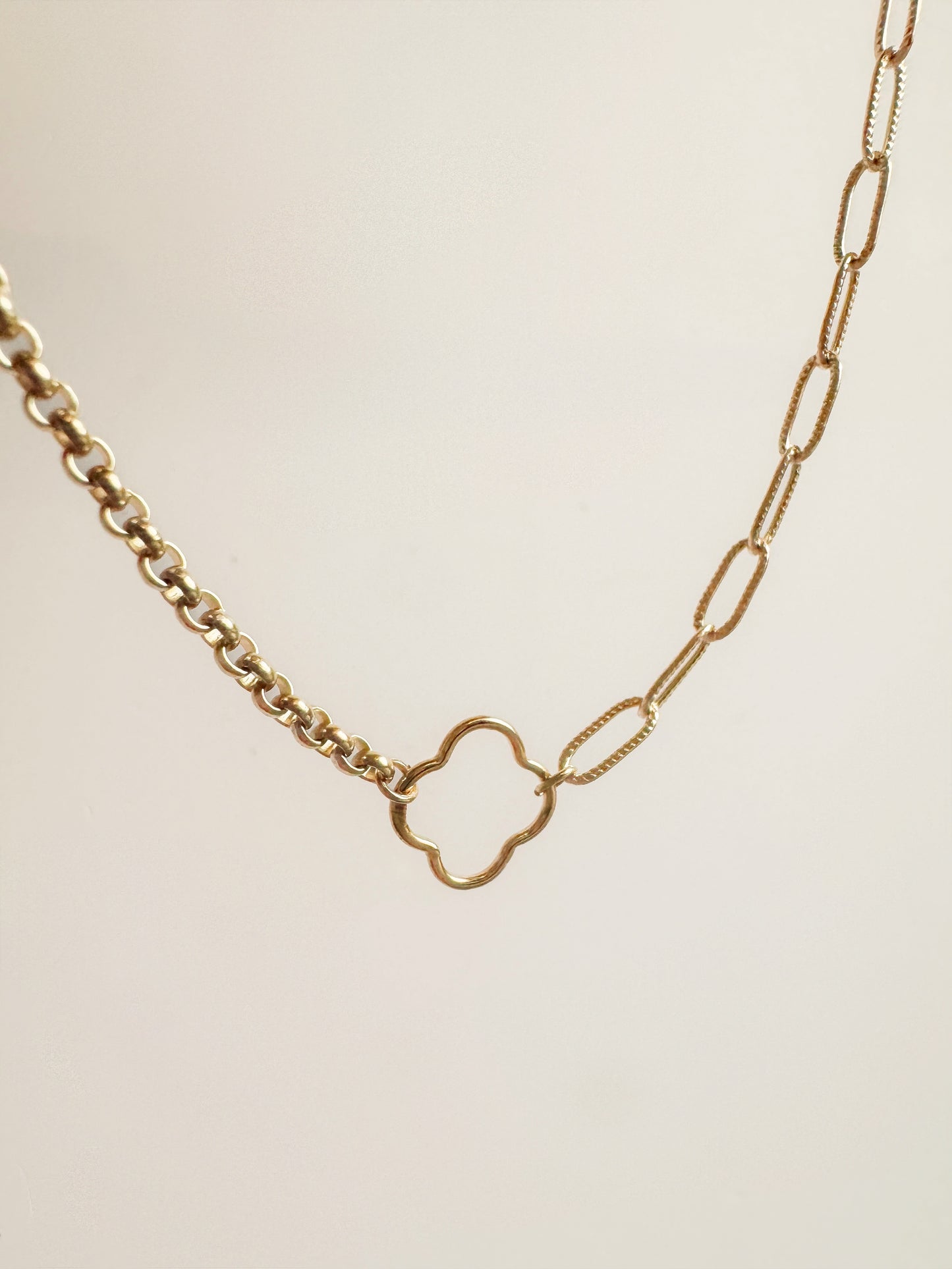 Clover Connector for Permanent Jewelry (Set of 4) - 14k Gold Filled OR .925 Sterling Silver