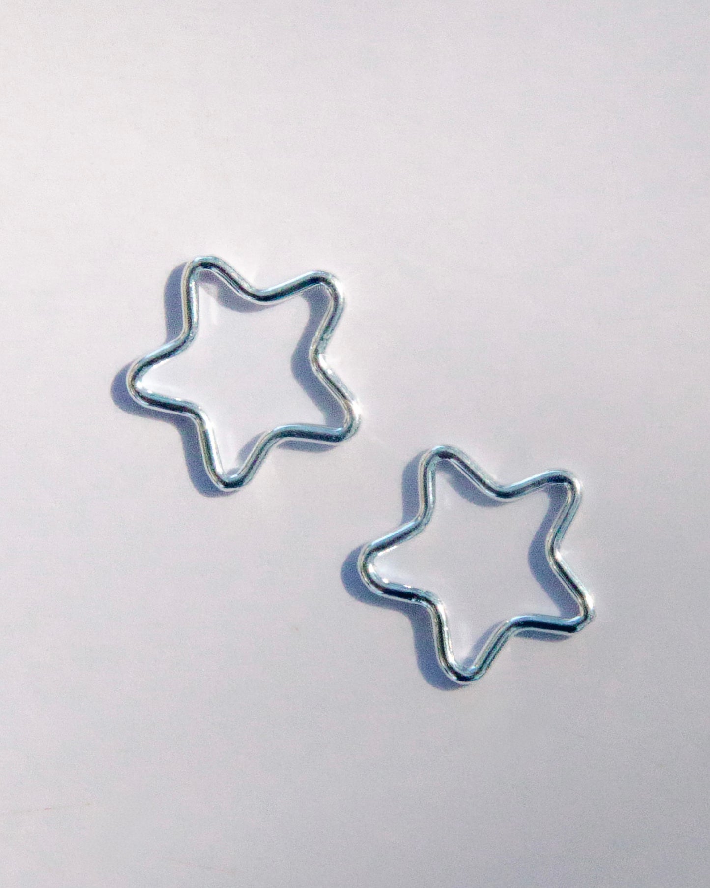 Star Jump Ring Connectors Permanent Jewelry (Set of 2)