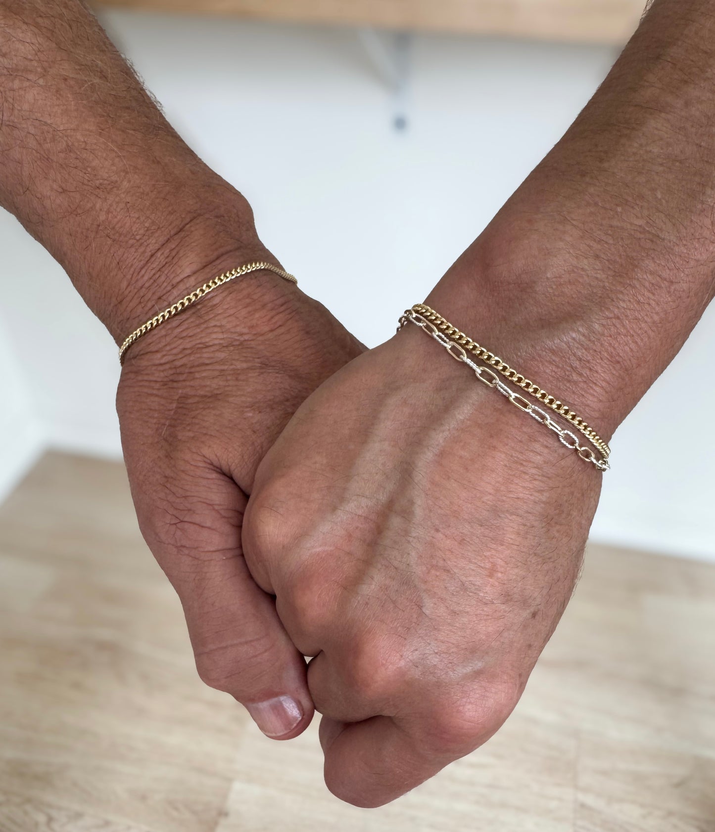 Medium Curb Permanent Jewelry Chain by the foot