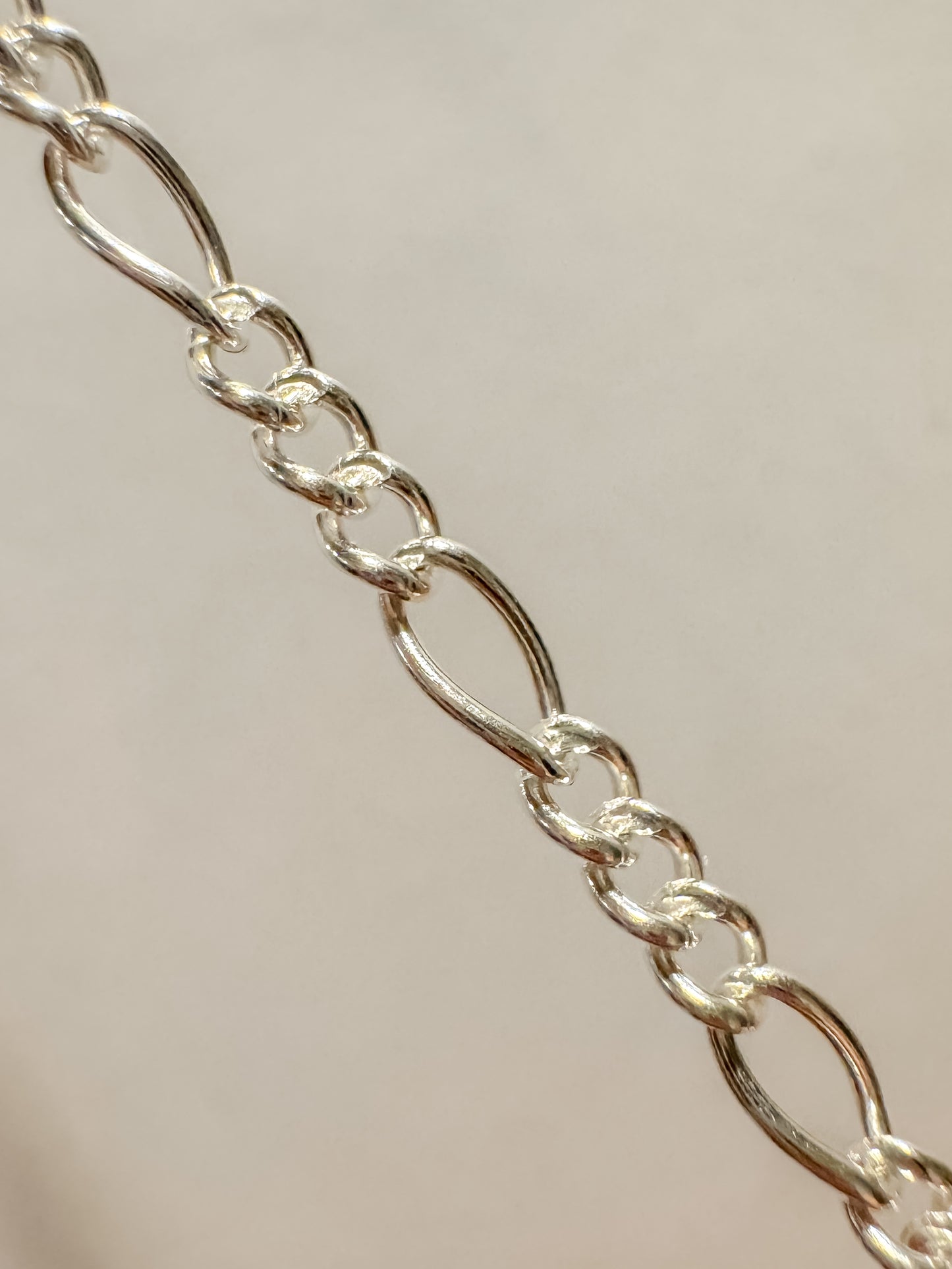 Figaro "Big Fig" Permanent Jewelry Chain by the foot