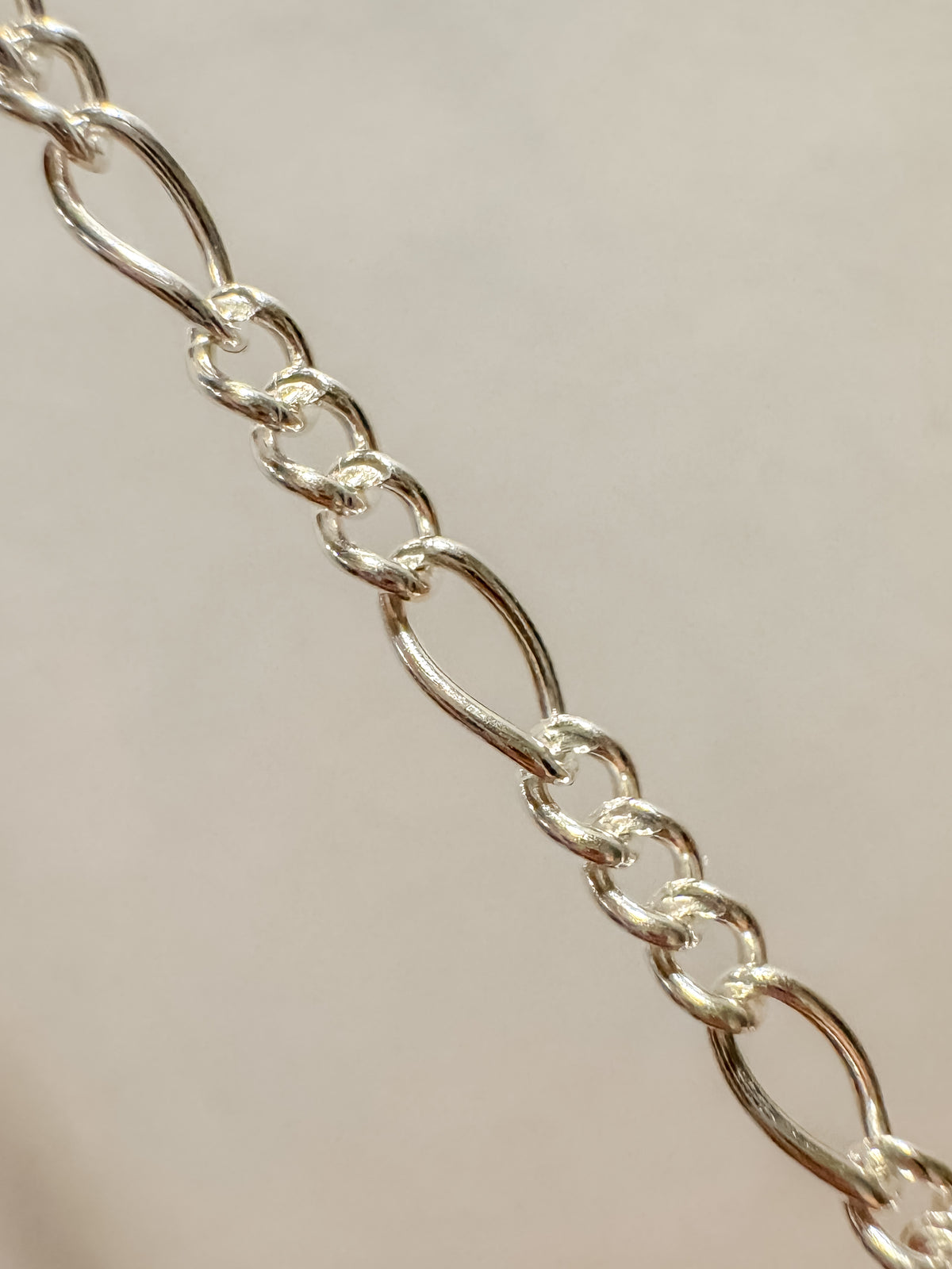 Med Figaro Permanent Jewelry Chain by the foot - C80