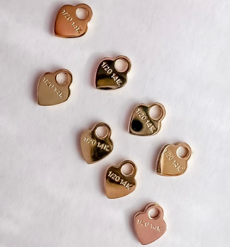 Heart Quality Tags for Permanent Jewelry
