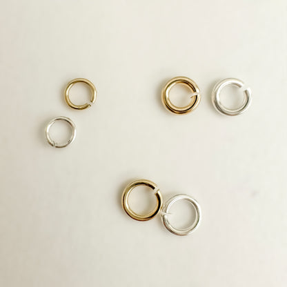 Jump Ring Starter Pack for Permanent Jewelry (22, 24 and 26 gauge)