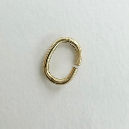24 gauge, OVAL 3mmx4mm Permanent Jewelry Jump Rings