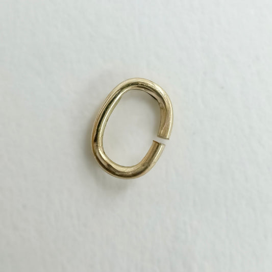 24 gauge, OVAL 3mmx4mm Permanent Jewelry Jump Rings