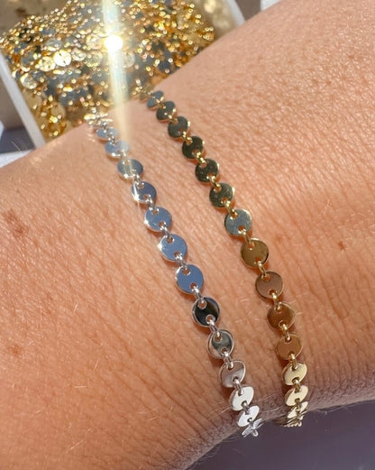 Round Sequin Disc Chain