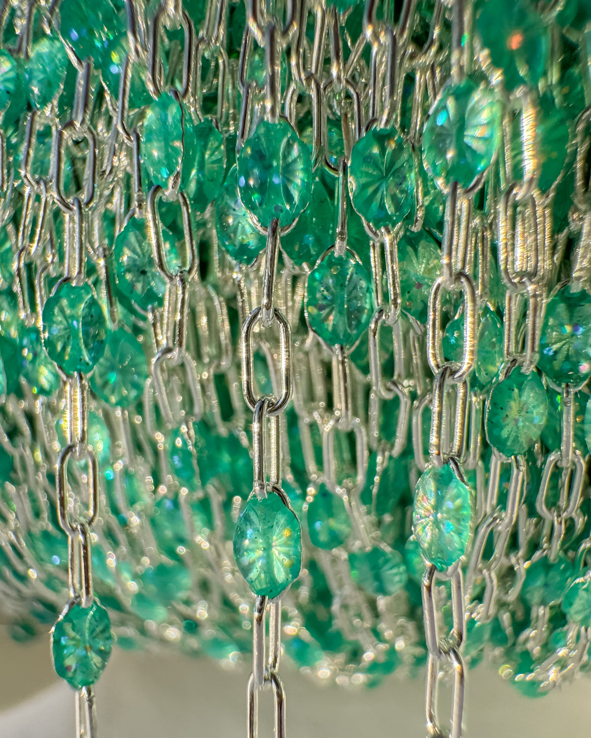 “Minted” Aura Italian Enamel Chain - C116