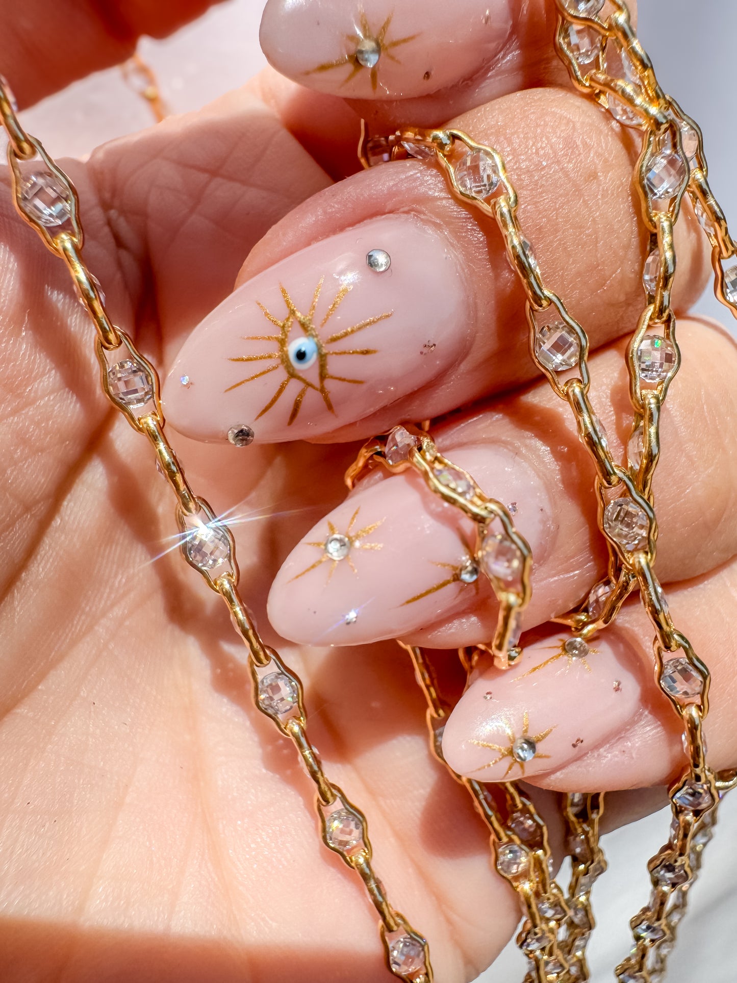 “Luce di Luna” CZ Permanent Jewelry Chain