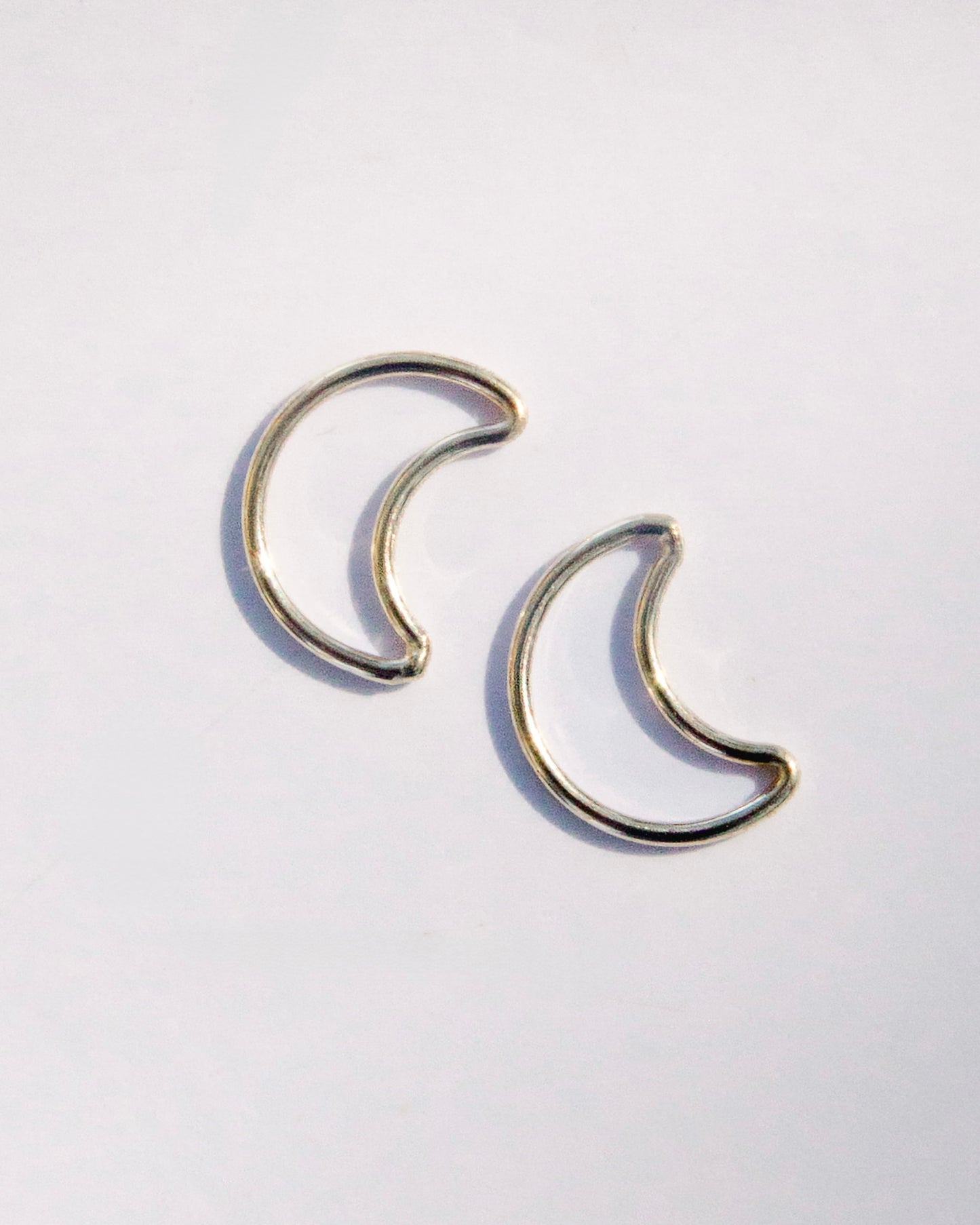 Moon Jump Ring Connectors Permanent Jewelry (Set of 2)
