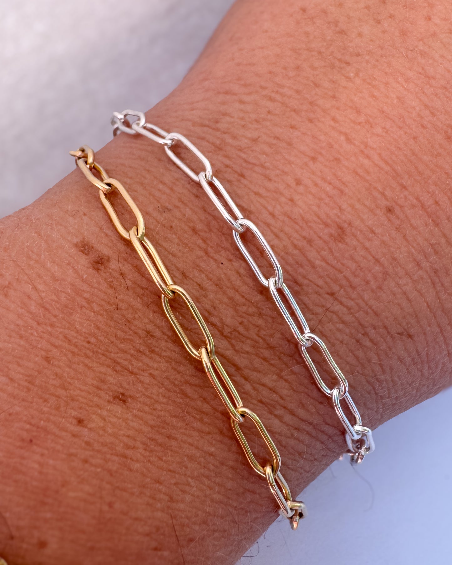 XL Smooth Paperclip Chain