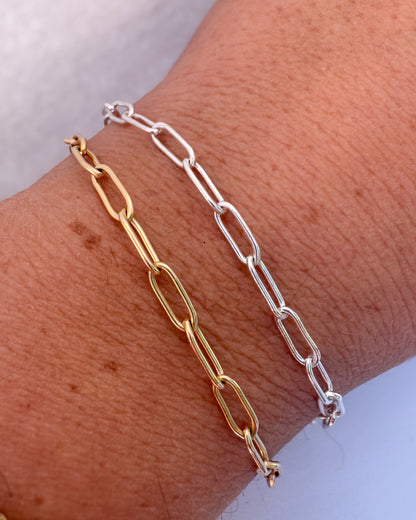 XL Smooth Paperclip Chain