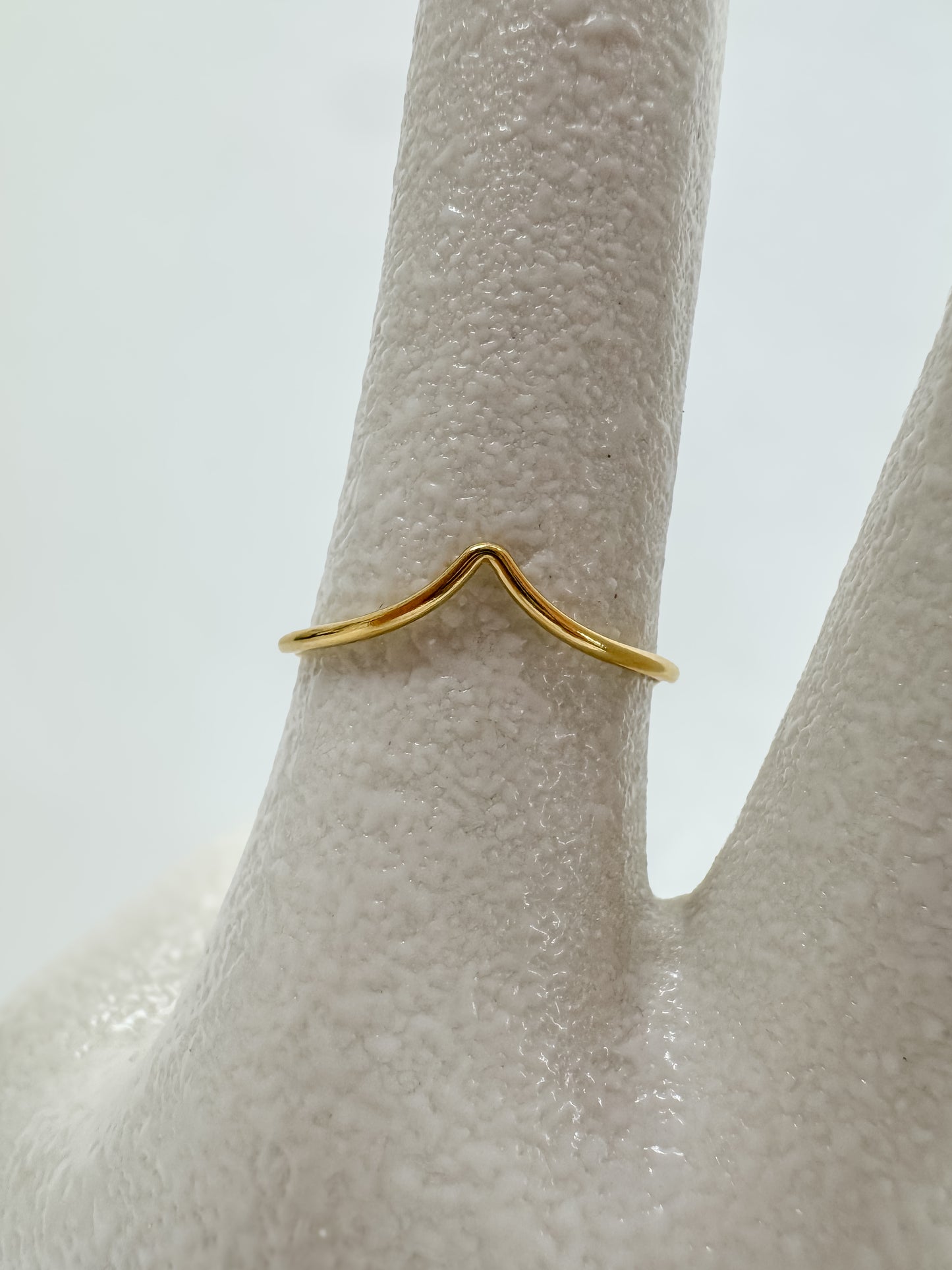 Chevron Stacking Ring