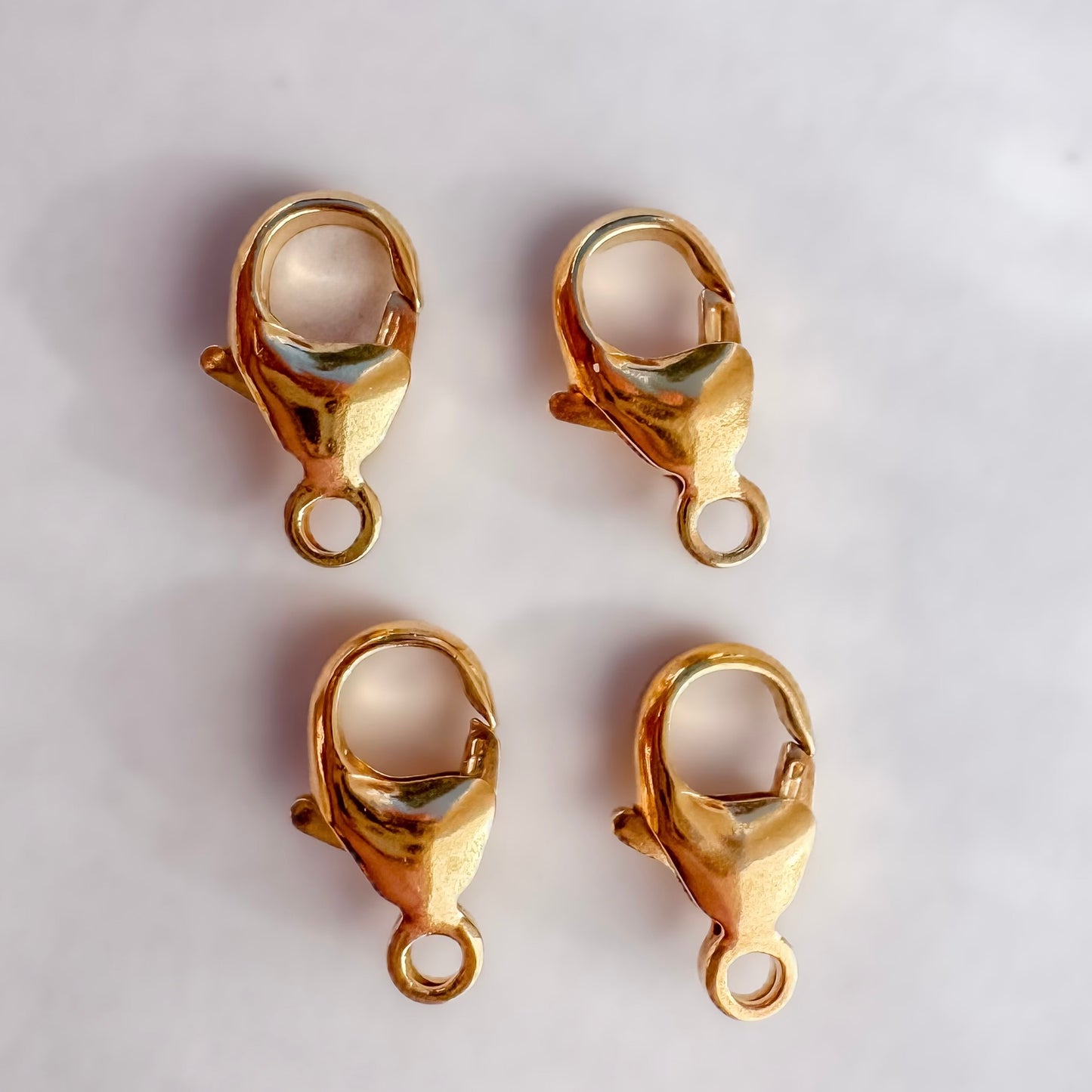 Set of 4 High-Quality XL Lobster Clasps – 5.9 x 11.3mm | Removable Jewelry Closure