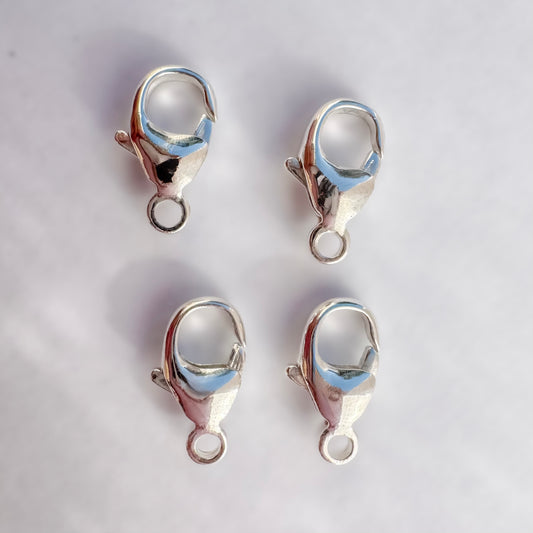 Set of 4 High-Quality XL Lobster Clasps – 5.9 x 11.3mm | Removable Jewelry Closure