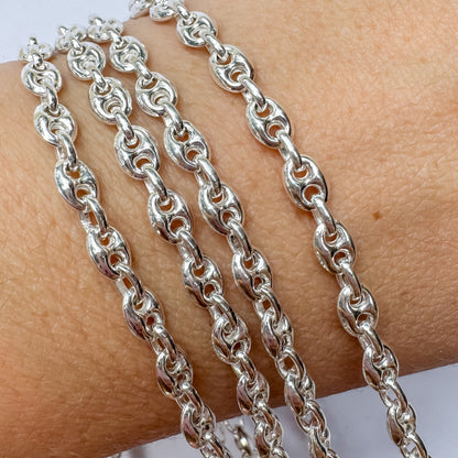 Sterling Silver Puffed Mariner