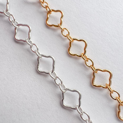 Lucky Clover Permanent Jewelry Chain