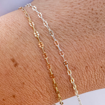 Double Dapped Paperclip Permanent Jewelry Chain