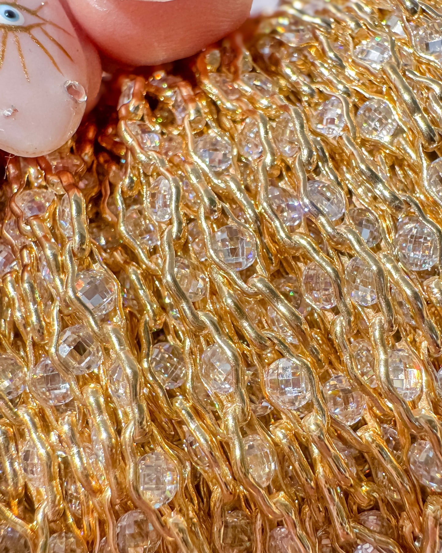 “Luce di Luna” CZ Permanent Jewelry Chain