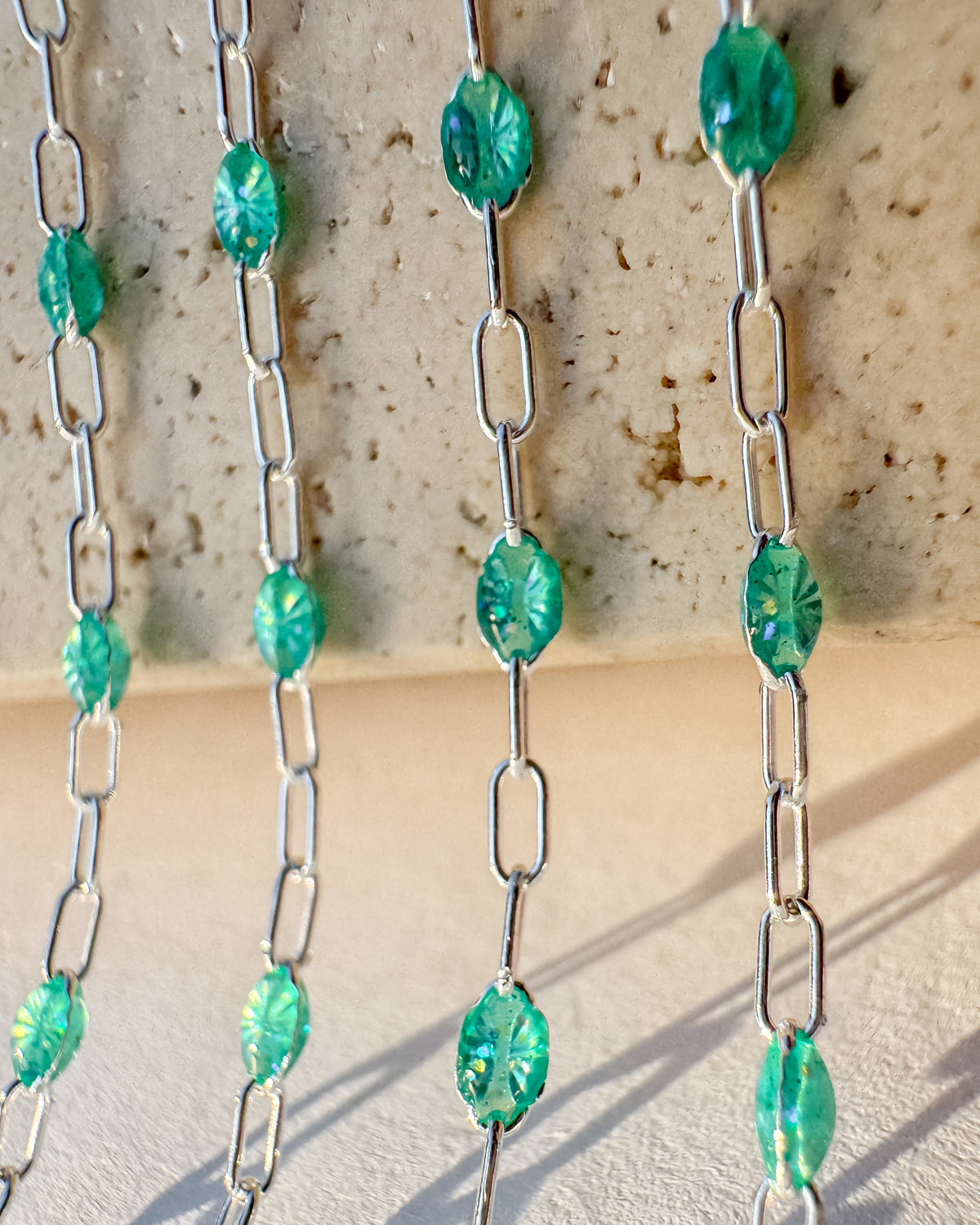 “Minted” Aura Italian Enamel Chain - C116