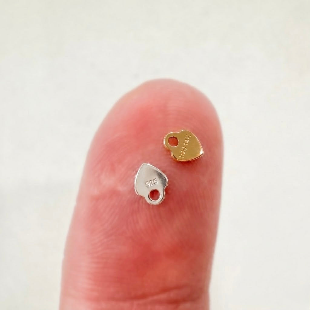 Heart Quality Tags for Permanent Jewelry