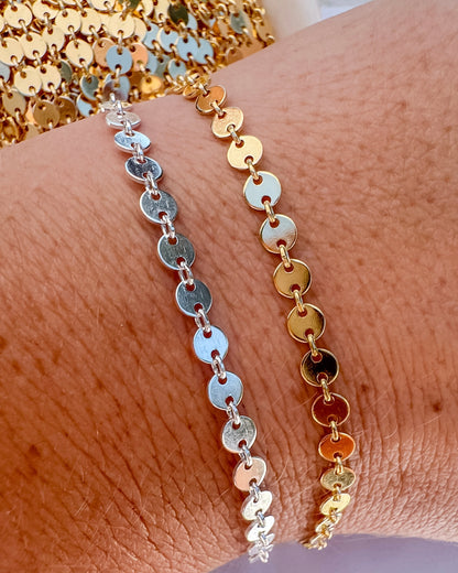 Round Sequin Disc Chain