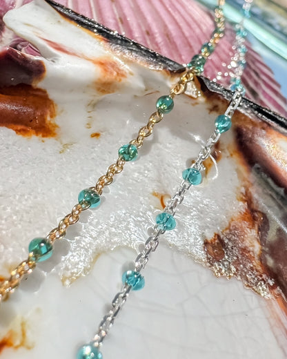 Sea Glass Italian Enamel Satellite