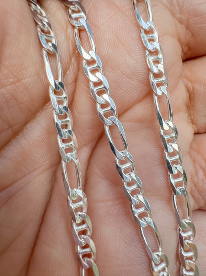 Sterling Silver Diamond Cut Figarucci