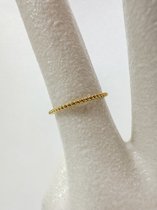 Twisted Stacking Ring