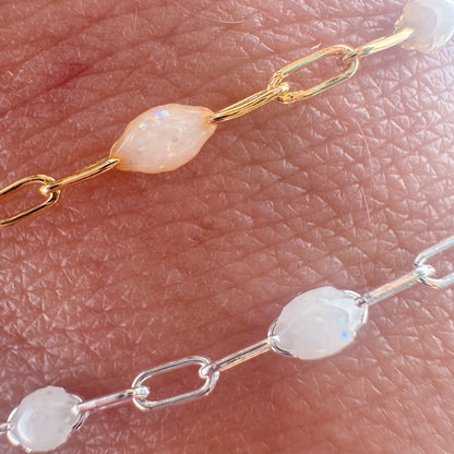 Moonbeam Italian Enamel Chain