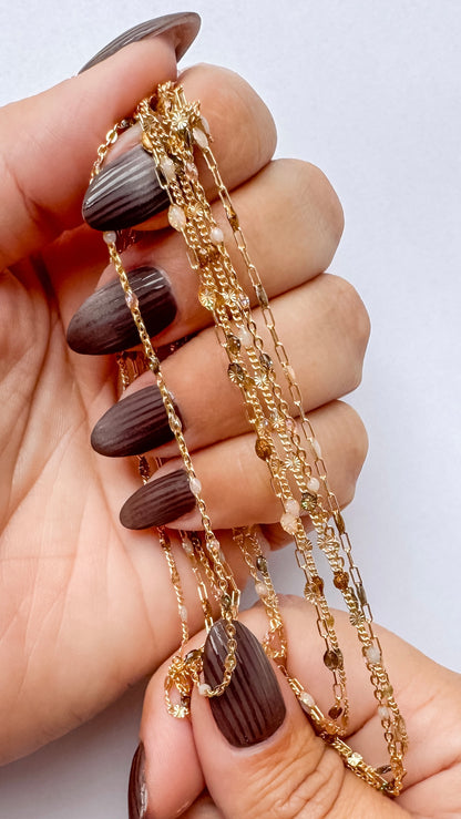 Espresso Martini Sunburst Curb Enamel - Neutrals & Browns - C111-GF
