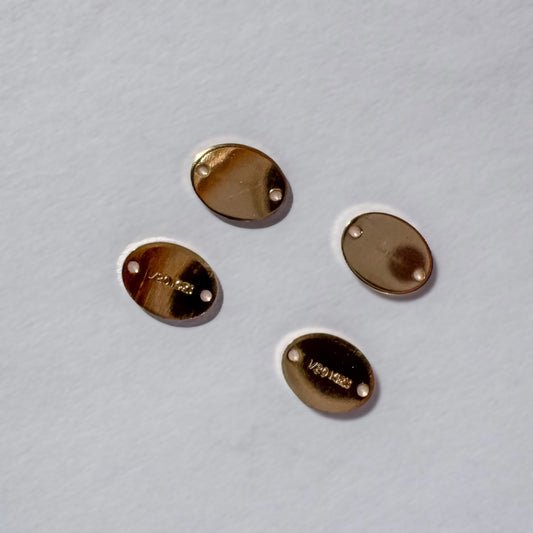Oval Quality Connectors for Permanent Jewelry (Set of 4)