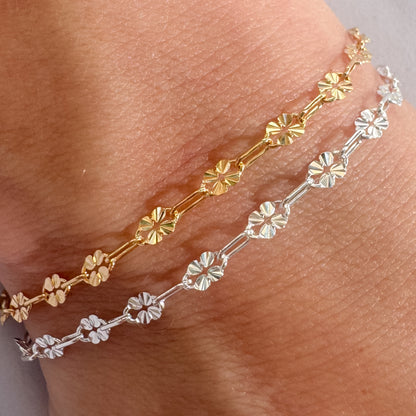 Flowerburst Paperclip Chain