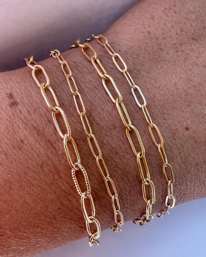 XL Smooth Paperclip Chain