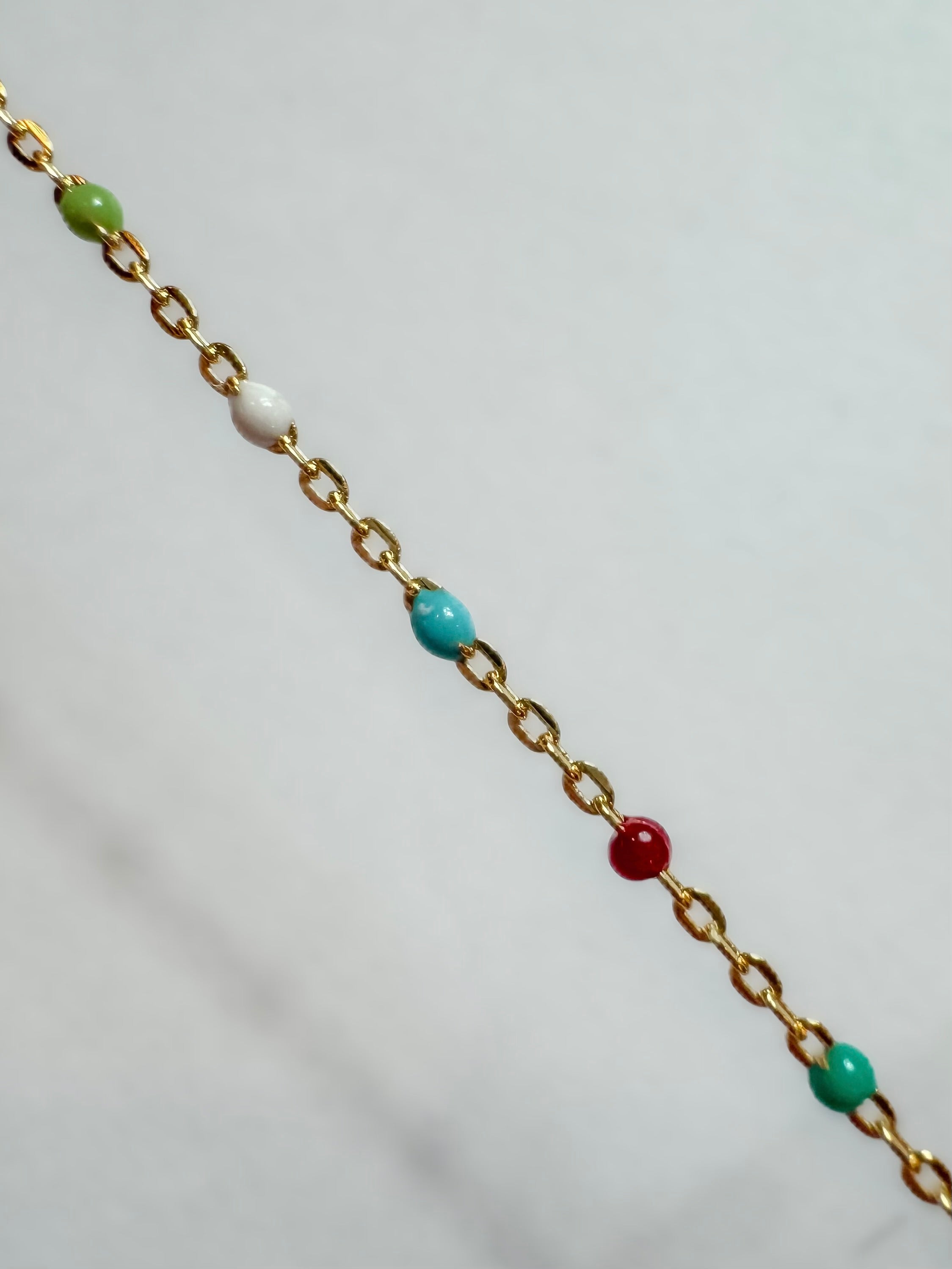 “Cozy Cabin” Enamel Permanent Jewelry Chain – Permanent Jewelry Bestie