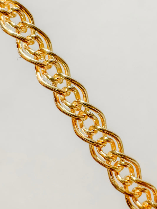 14k Gold Filled “Nonna” Interlocking Permanent Jewelry Chain