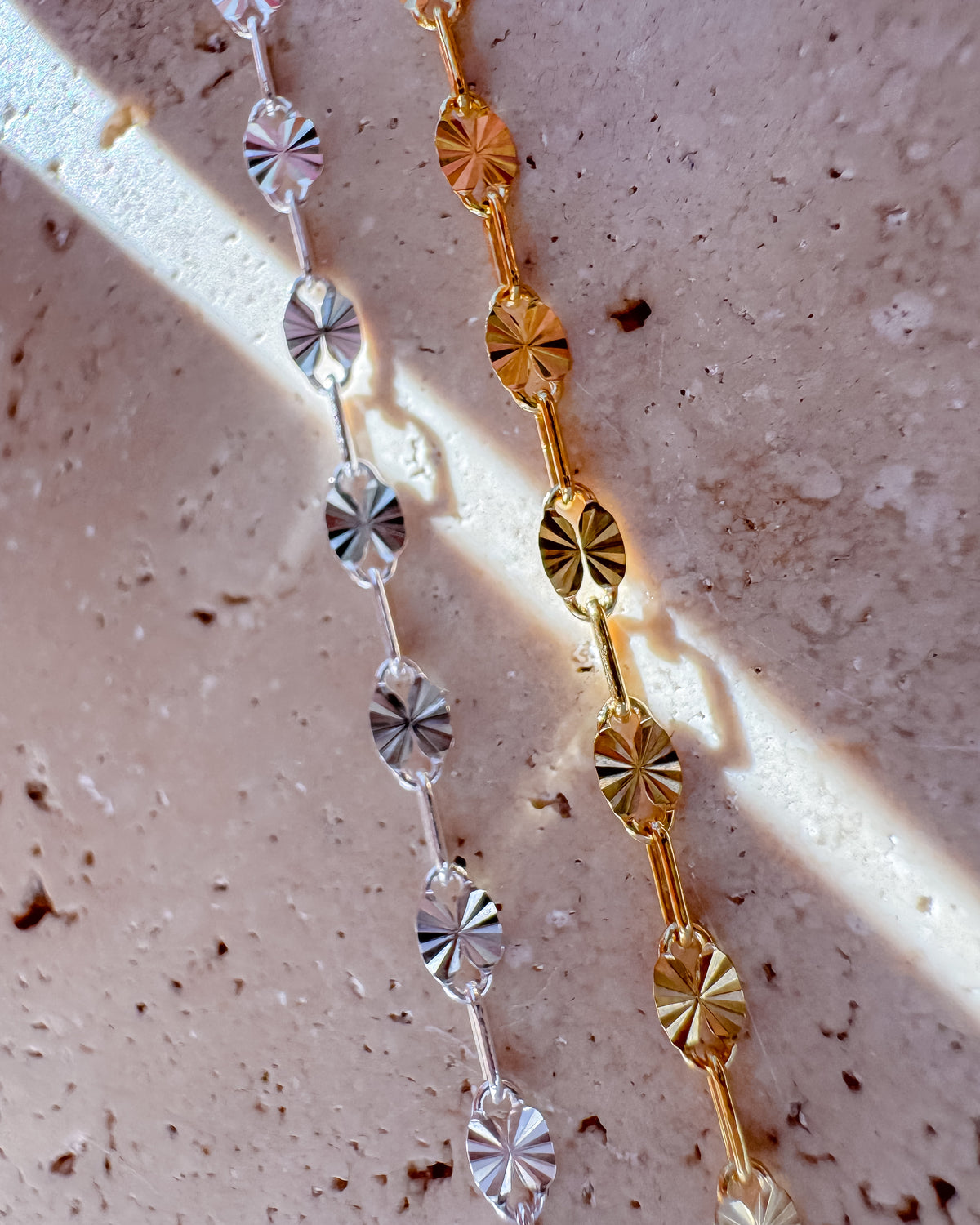 Sunburst 1+1 Paperclip Chain (C124)