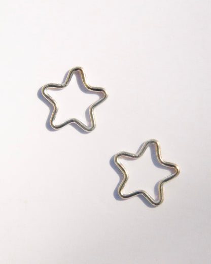 Star Jump Ring Connectors Permanent Jewelry (Set of 2)