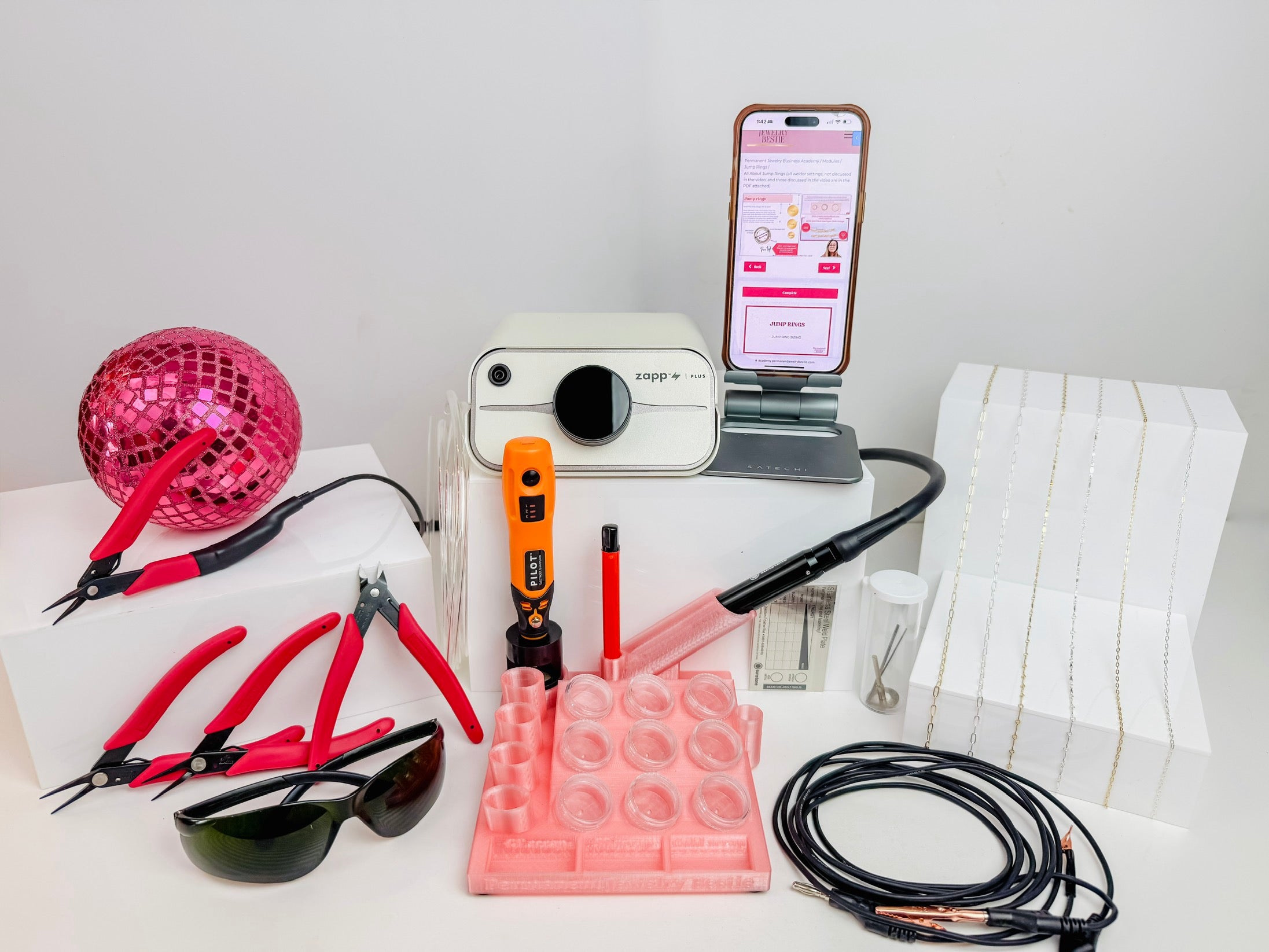 NEW ZAPP PLUS Welder 2.0 + Permanent Jewelry Training & Marketing Bund – Permanent Jewelry Bestie