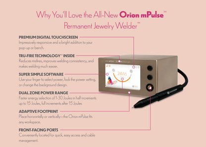 New ORION MPULSE Permanent Jewelry Starter Kit + Professional Training