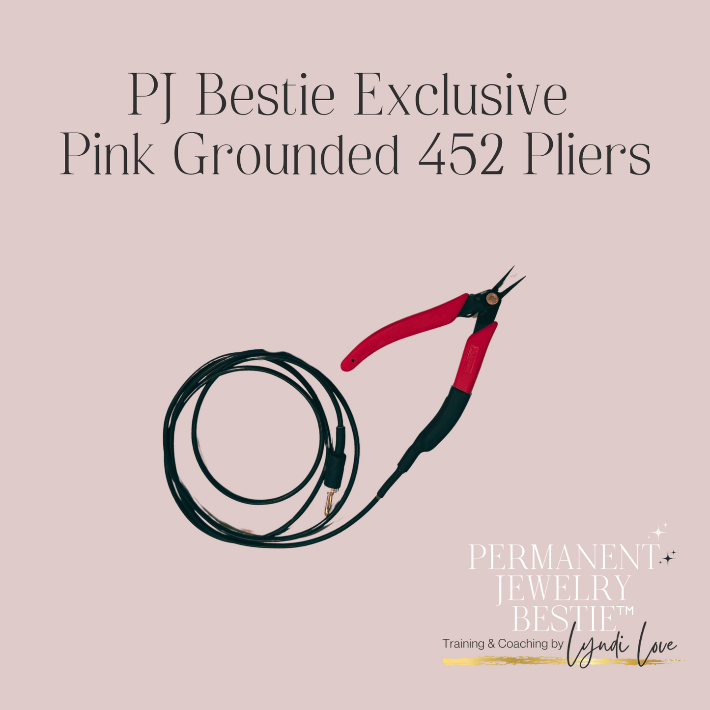 Grounded Pliers for Permanent Jewelry - Exclusive to Permanent Jewelry Bestie