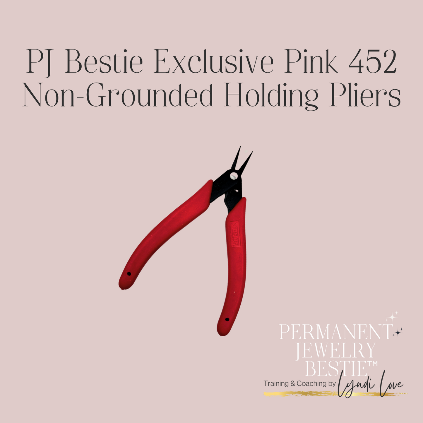 Grounded Pliers for Permanent Jewelry - Exclusive to Permanent Jewelry Bestie