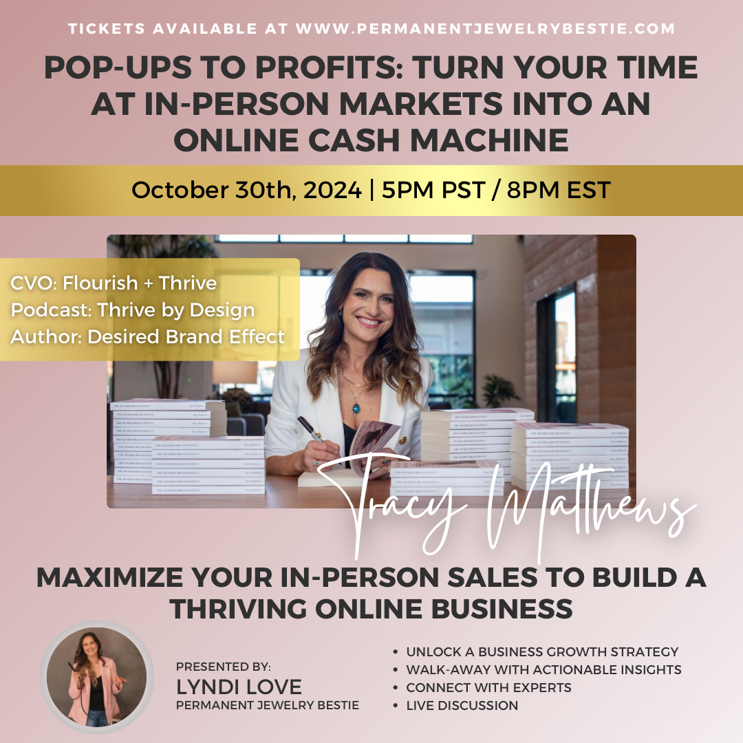 Replay - Pop-Ups to Profits: Turn Your Time at In-Person Markets into an Online Cash Machine